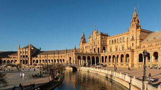 La Plaza de España de Sevilla ha aparecido en varias películas, entre ellas Star Wars: Episodio II - El ataque de los clones.