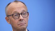 Bundeskanzler Friedrich Merz spricht vor Journalisten beim traditionellen Sommerbriefing